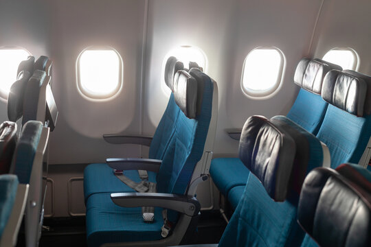 empty airplane interior