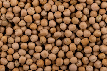 Yellow or White Peas Top Angle Flat-lay  Background or Texture