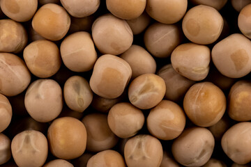 Yellow or White Peas Top Angle Flat-lay  Background or Texture