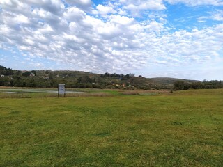 landscape with clouds