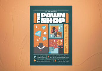 Pawn Shop Flyer Layout