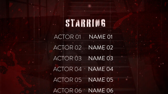 Dark Gritty Credit Roll