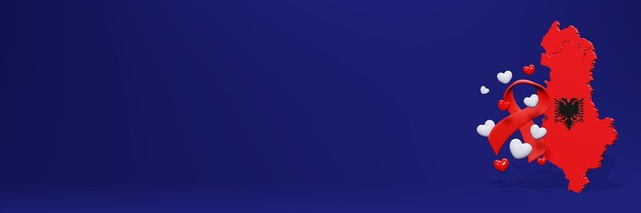 HIV AIDS anniversary in Albania for social media posts and stories