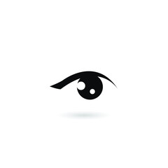 Eye vector icon. Symbol illustration