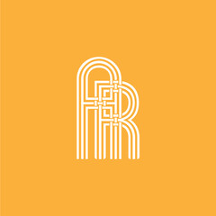 AR MONOGRAM INITIALS DESIGN