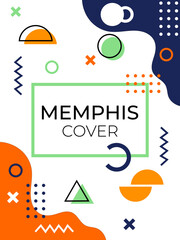 Abstract geometric memphis templates. Universal cover Designs for Annual Report, Brochures, Flyers, Presentations, Leaflet, Magazine. 