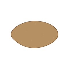 Potato icon logo vector