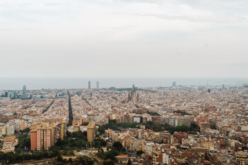 view of the blocks in the city