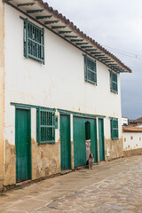 Fototapeta na wymiar White town, Villa de Leyva Colombia