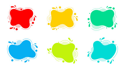 Flat liquid background