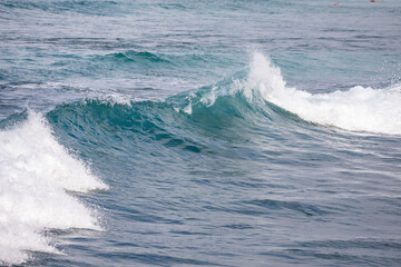 waves breaking 