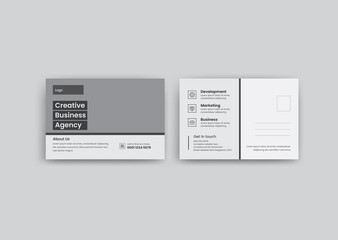 corporate postcard design template
