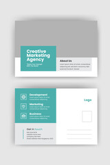 corporate postcard design template