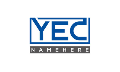 YEC creative three letters logo	