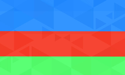 a triangular geometric background with assorted-color squares