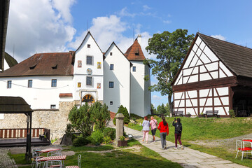 Fototapeta na wymiar Seeberg castle, Ostroh village, West Bohemia, Czech republic