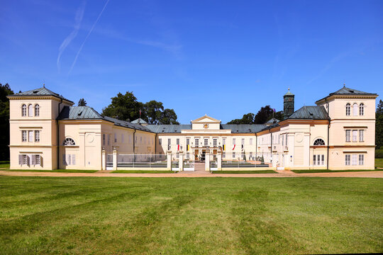  classicism chateau Kynžvart, West Bohemia, Czech republic