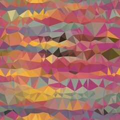 Seamless triangle pattern for surface pattern and print. High quality illustration. Colored stripes vivid trendy gradient swatch. Funky hipster contemporary graphic tile for background or textile.