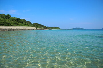宇久島のビーチ