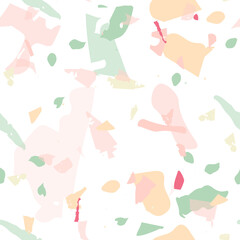 Terrazzo seamless pattern. Modern classic
