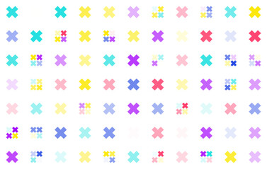 Naklejka premium Colorful abstract geometric pattern, seamless bauhaus style design, graphic modern pattern, repeating geometric pattern, modern style vector illustration