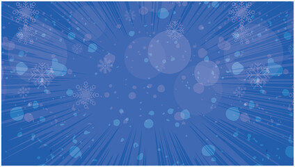 冬　クリスマス　雪の結晶　背景