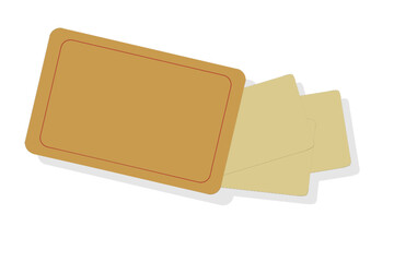 Card's and manila envelope - Game of Clue