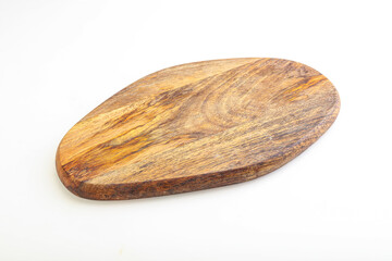 Wooden board for kitchen isolated