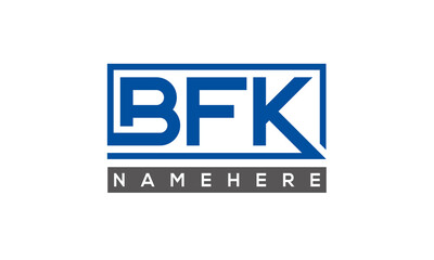 BFK creative three letters logo