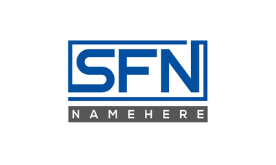 SFN creative three letters logo