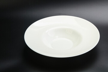 Empty white dish for pasta
