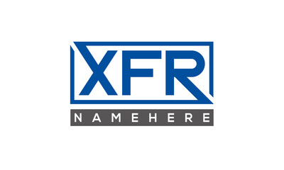 XFR creative three letters logo