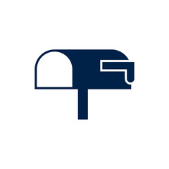 Mailbox postal icon vector illustration template isolated on white background.