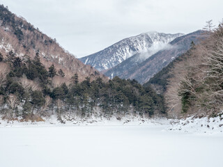 winter in the mountains