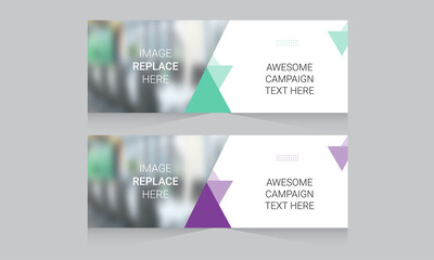 Naklejka premium professional corporate business banner design