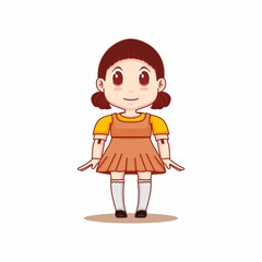 doll cartoon chibi