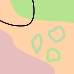 Boho abstract background. Abstract background  in a minimalist style. Minimalist Poster