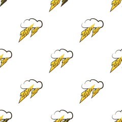 Zap-zap sound effect pattern seamless background texture repeat wallpaper geometric vector