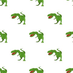 Dinosaur tyrannosaur pattern seamless background texture repeat wallpaper geometric vector
