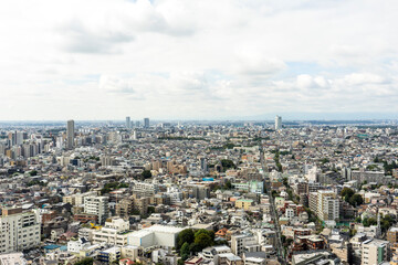 Obraz premium 都市の風景 東京世田谷からの眺望