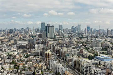 都市の風景　東京世田谷からの眺望