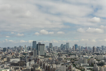 Fototapeta na wymiar 都市の風景　東京世田谷からの眺望