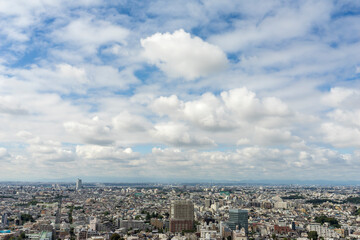 都市の風景　東京世田谷からの眺望