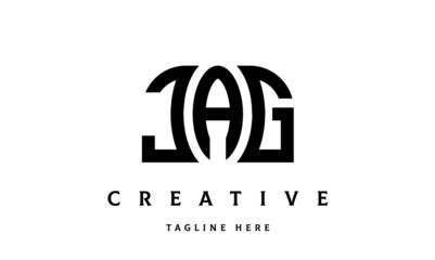 JAG creative three latter logo design	