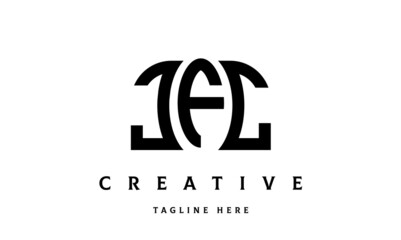 JFC creative three latter logo design	