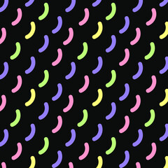 Seamless pattern in memphis style