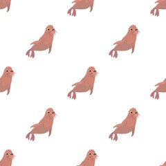 Fur seal pattern seamless background texture repeat wallpaper geometric vector