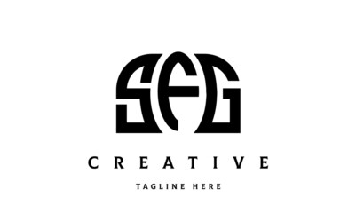 SFG creative three latter logo design	