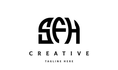 SFH creative three latter logo design	