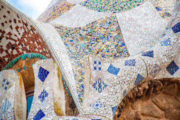Mosaico Gaudí arte colores Barcelona 